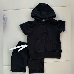 Little Bipsy set Black 18-24 Months